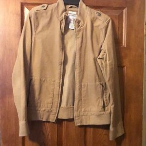Old Navy tan corduroy jacket medium